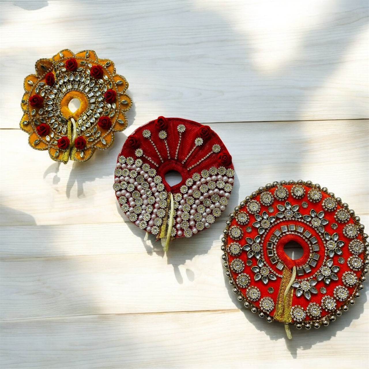 Laddu Gopal Ji 3 Dress Combo with Pagdi for Daily Wear