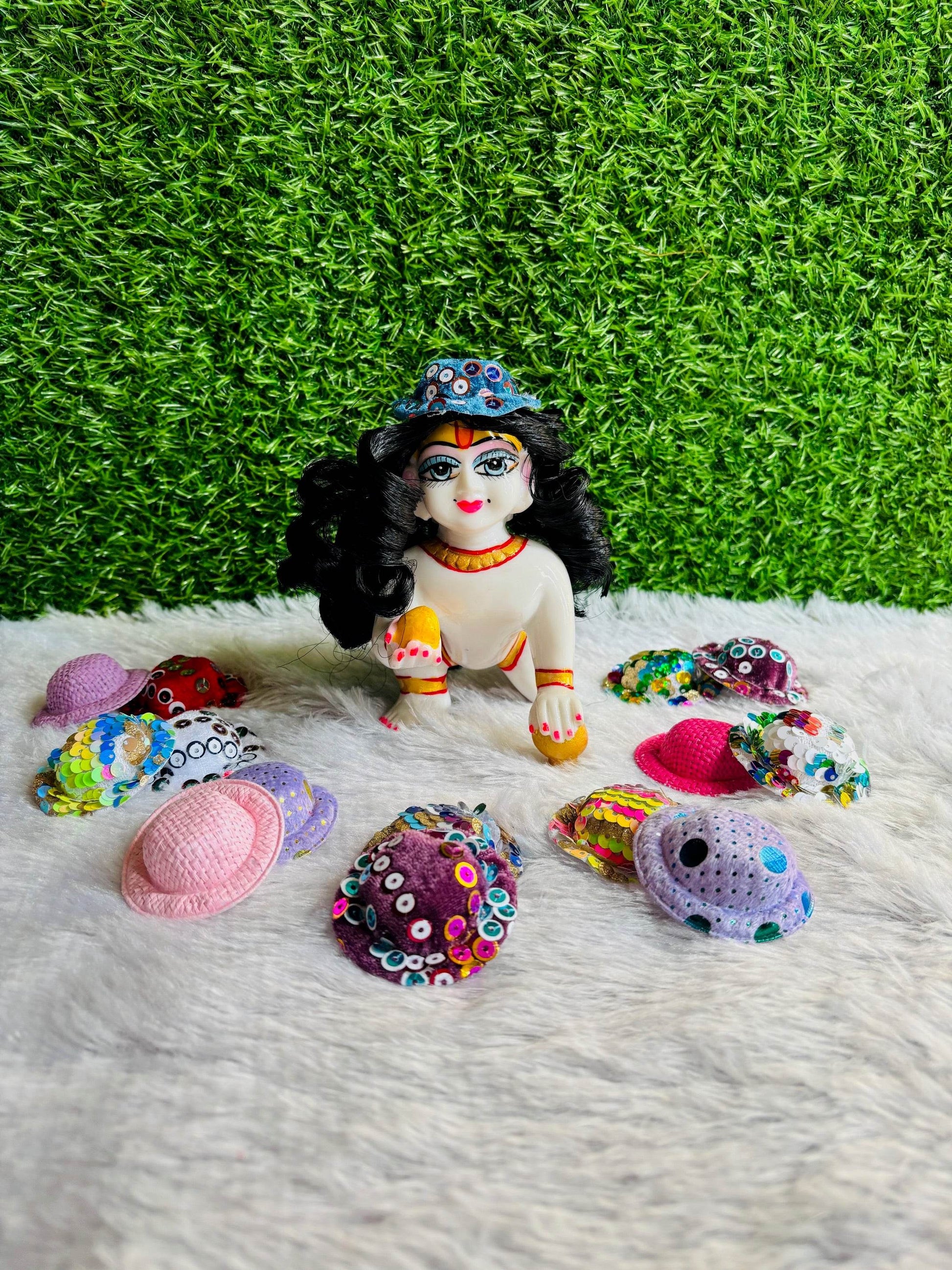 Cute Cap for your Cute Laddu ji Upto size 6 - Vrindahaat