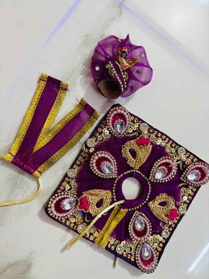 Birthday special Laddu Gopal Dress with Pagdi | Vrindahaat