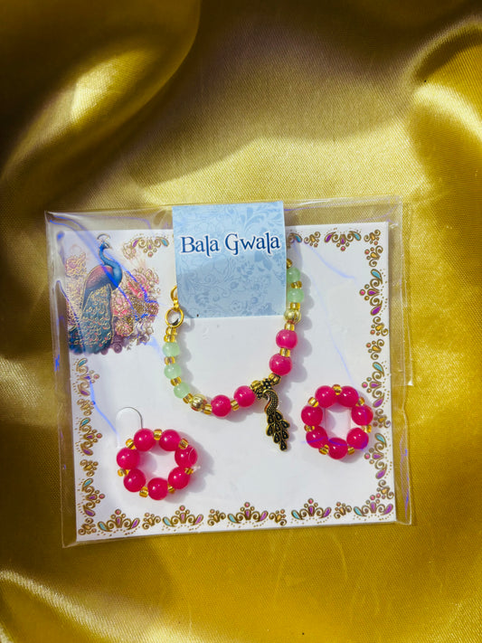 Premium necklace set for laddu ji