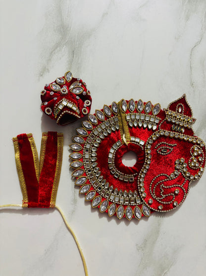 Ganesh special laddu gopal poshak with pagdi