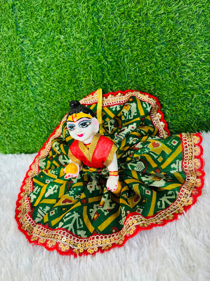Green patola Daily Wear Dress without Pagdi | Vrindahaat
