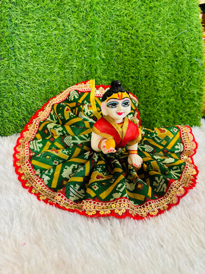Green patola Daily Wear Dress without Pagdi | Vrindahaat