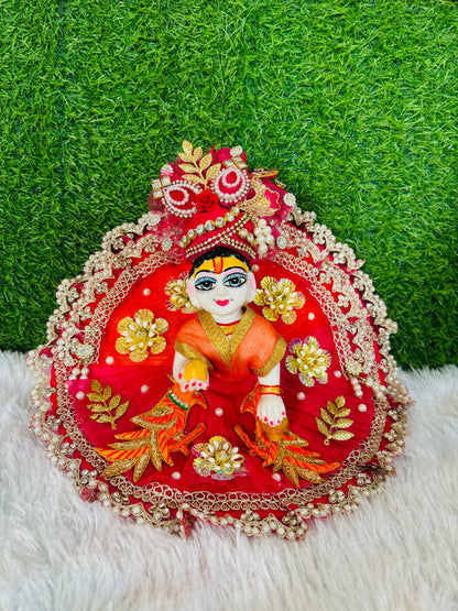 Gorgeous parrot Dress with Pagdi | Vrindahaat