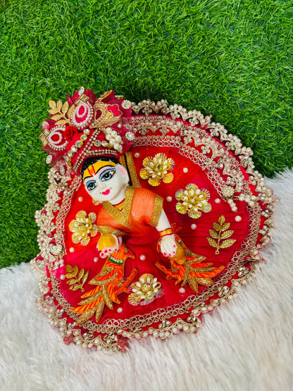 Gorgeous parrot Dress with Pagdi | Vrindahaat