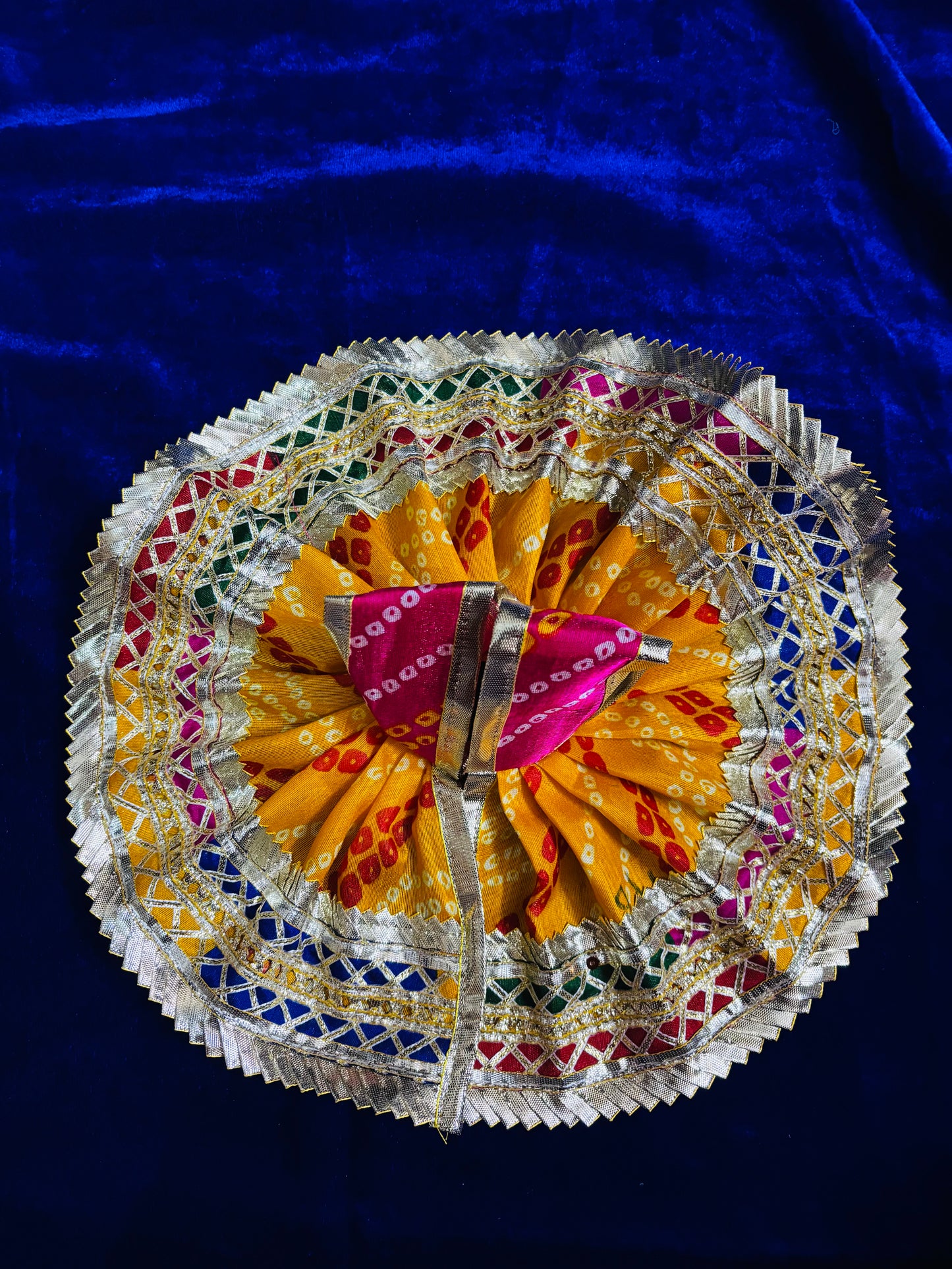 Multi color bandhej Daily Wear Dress without Pagdi | Vrindahaat