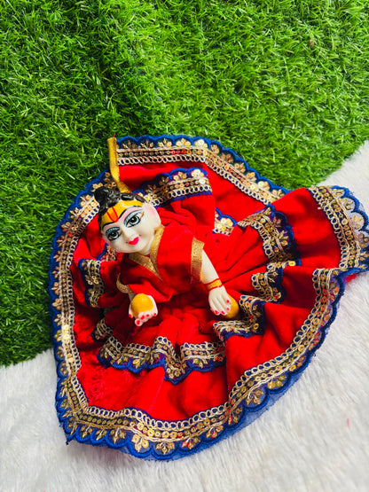 Red velvet Daily Wear Dress without Pagdi | Vrindahaat