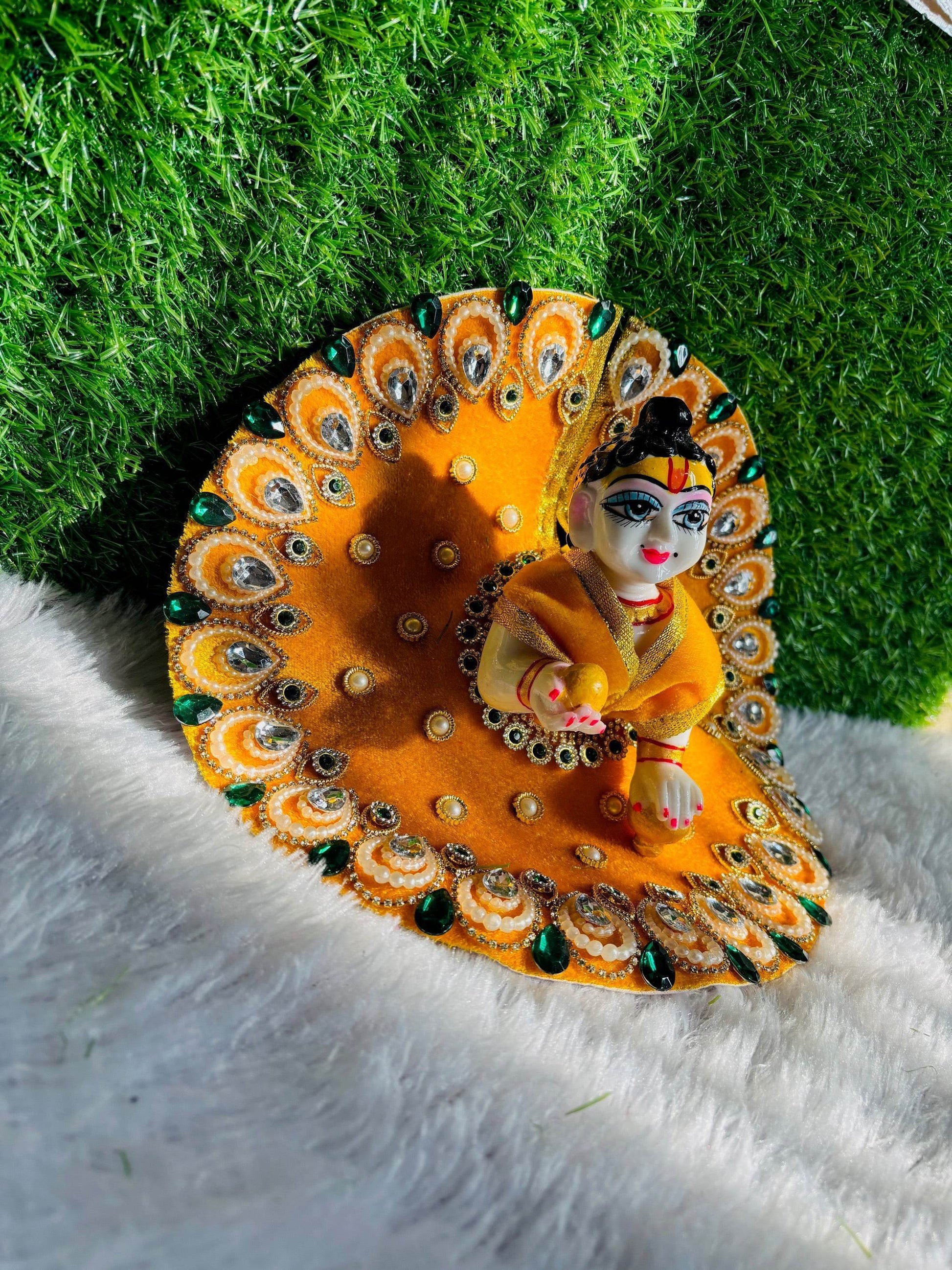 Velvet laddu gopal poshak 5 - Vrindahaat