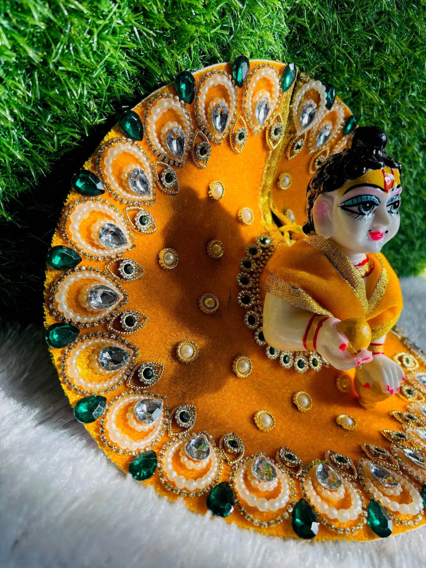 Velvet laddu gopal poshak 5 - Vrindahaat