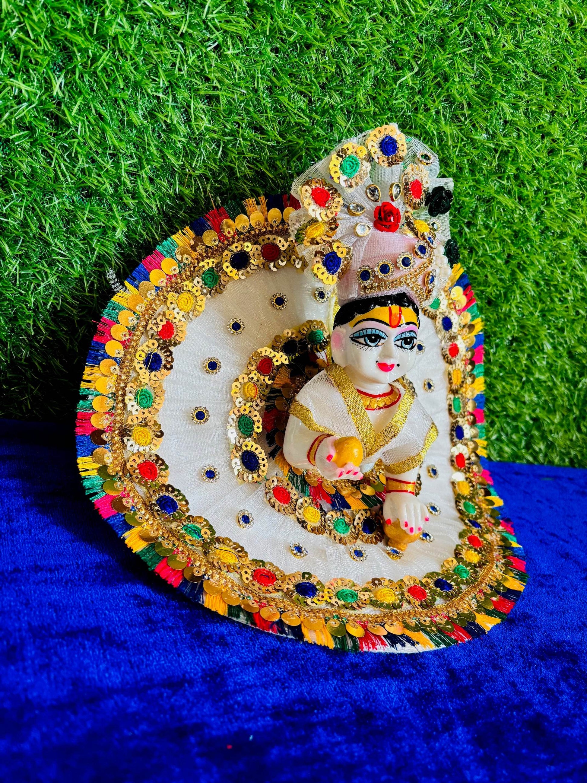 Navratri special colourful dress with pagdi - Vrindahaat