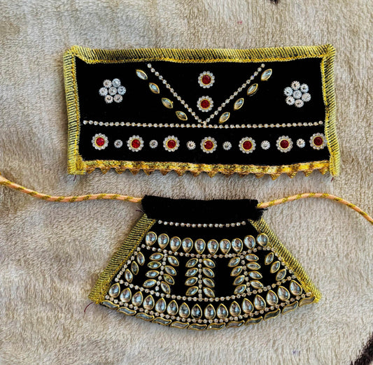 Premium lehanga chunri choli for mata rani/ Radha rani - Vrindahaat