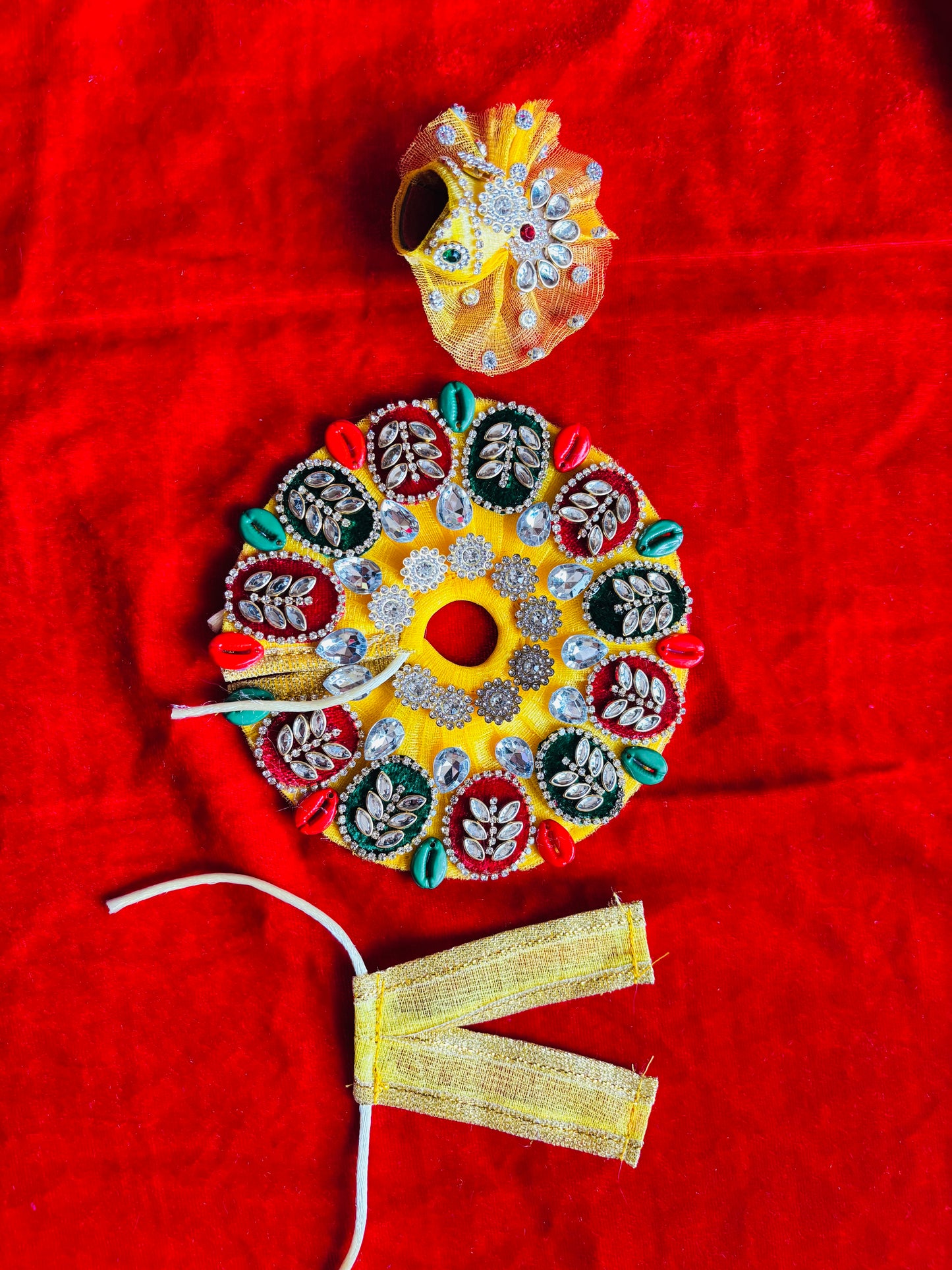 Heavy yellow Dress with Pagdi | Vrindahaat