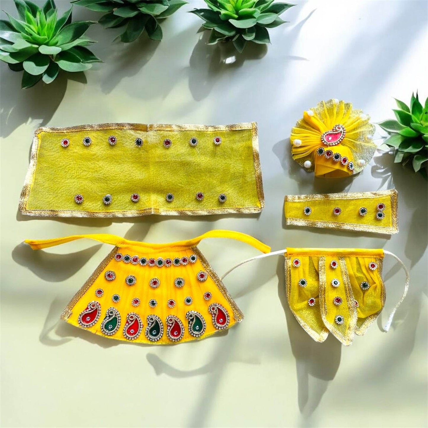 Beautiful Radha Krishna Poshak - Vrindahaat