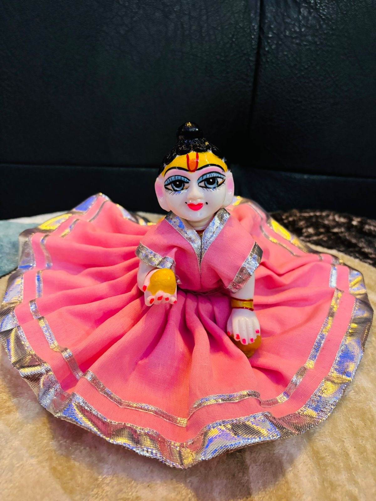 Light pink summer dress without pagdi - Vrindahaat