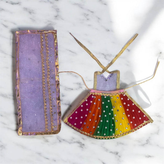 Colorful Lehanga Chunri Choli for Mata Rani