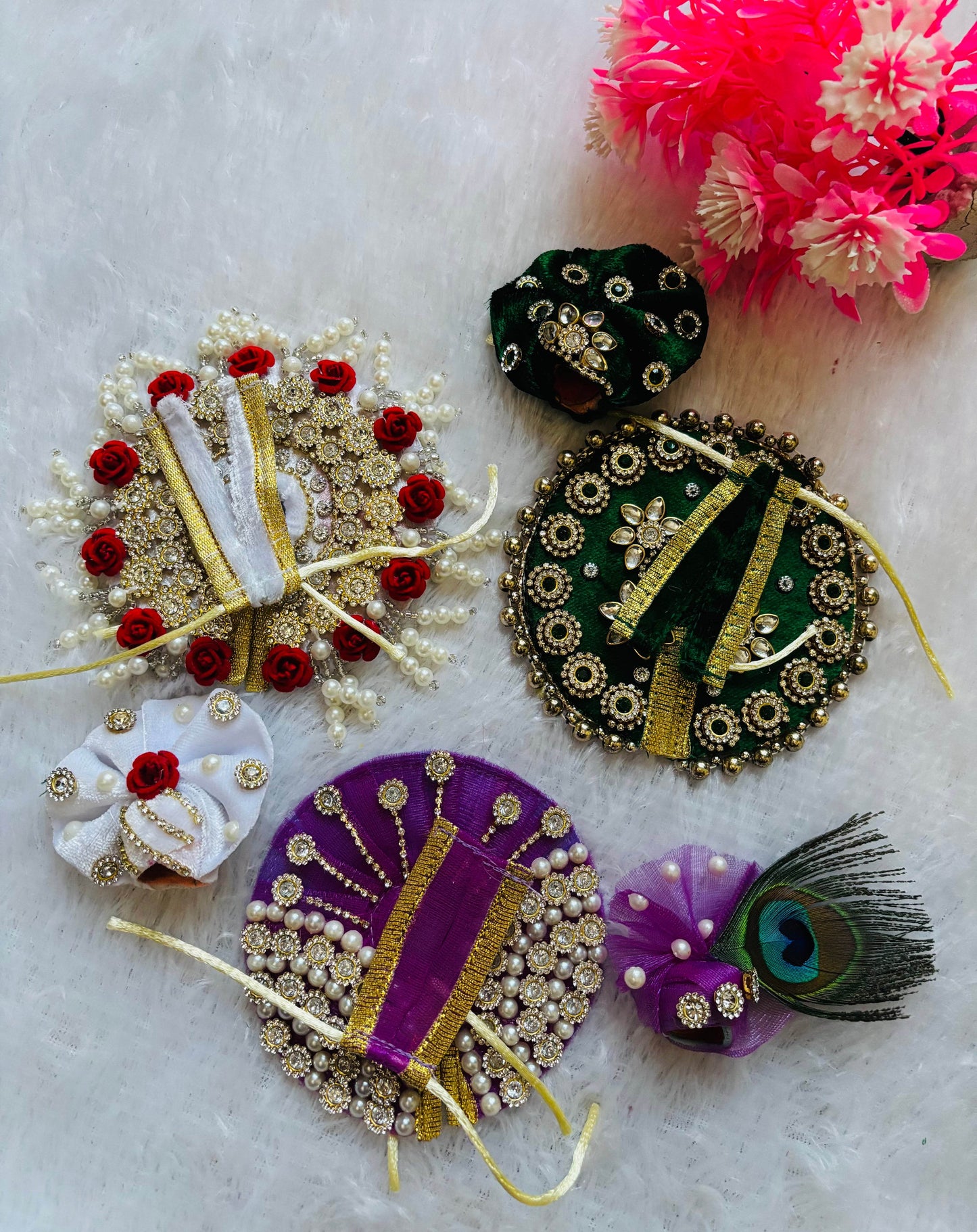  Traditional Festive Poshak Set for Kanha Ji