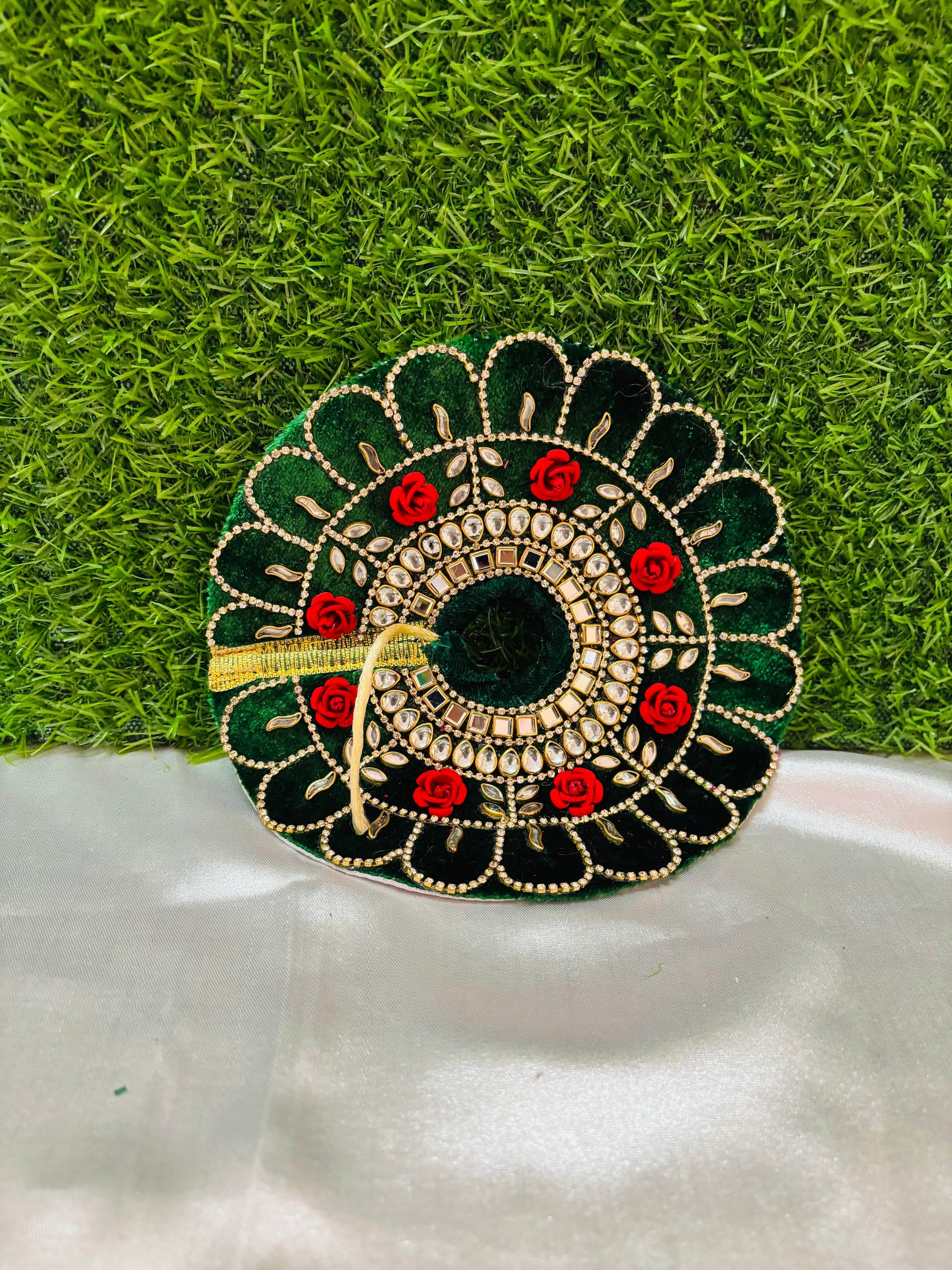  Heavy Kundan Embellished Dress for Thakur Ji – Vrindahaat