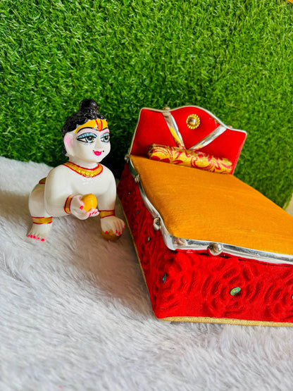 Bed with box for your Laddu gopal - Vrindahaat