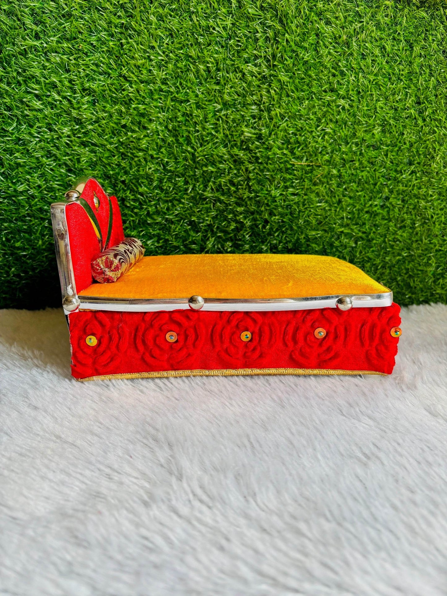  Wooden Bed with Storage Box 