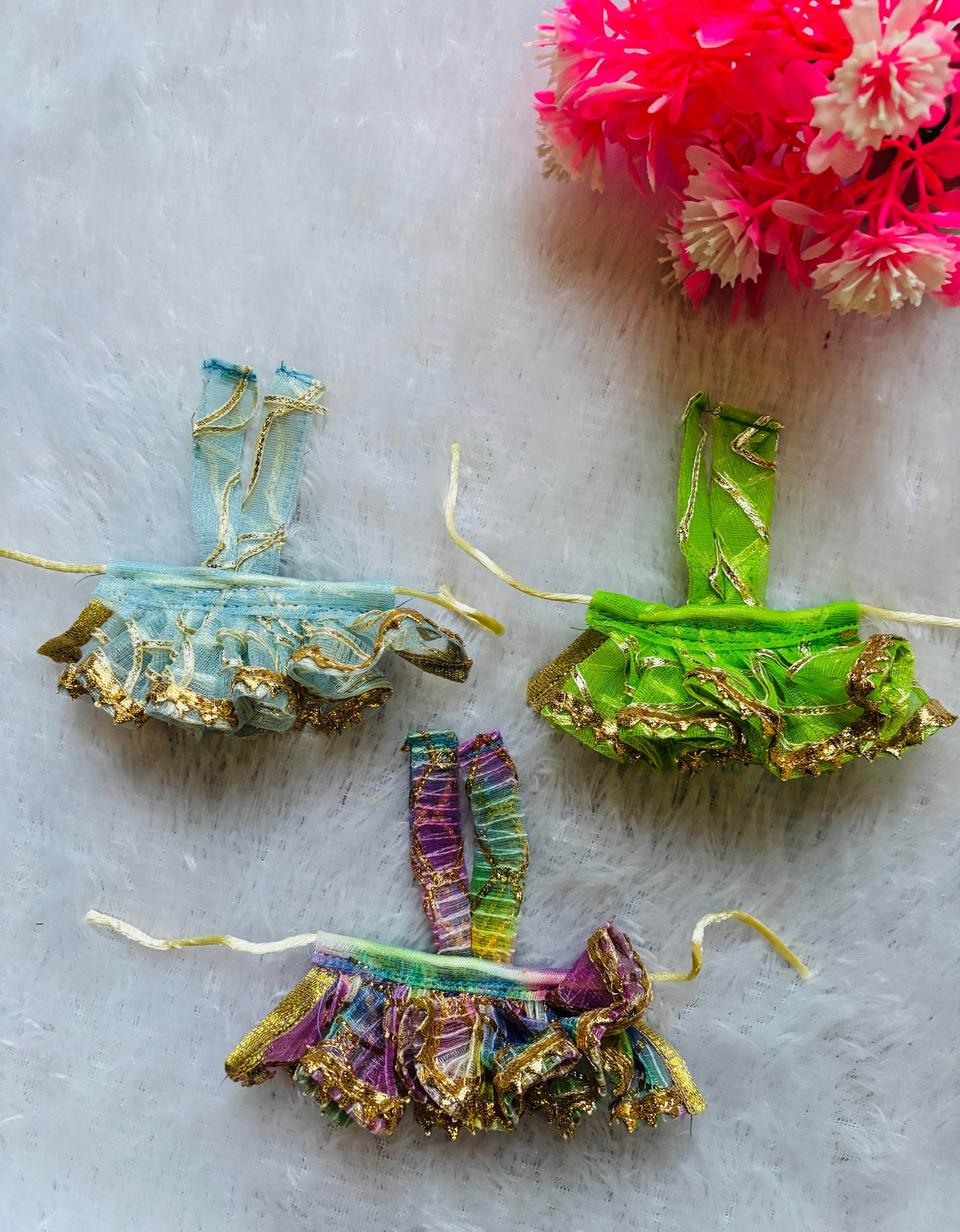  Pack of 3 Laddu Gopal Daily Wear Dresses