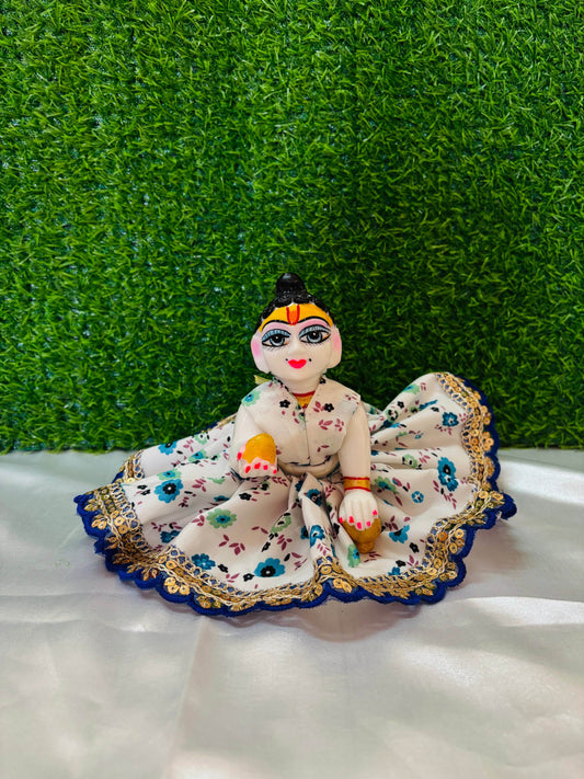  Summer Special Daily Wear Dress for Laddu Gopal Ji Without Pagdi