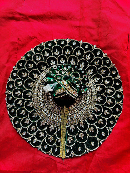Kanha Ji Festive Outfit with Kundan Work