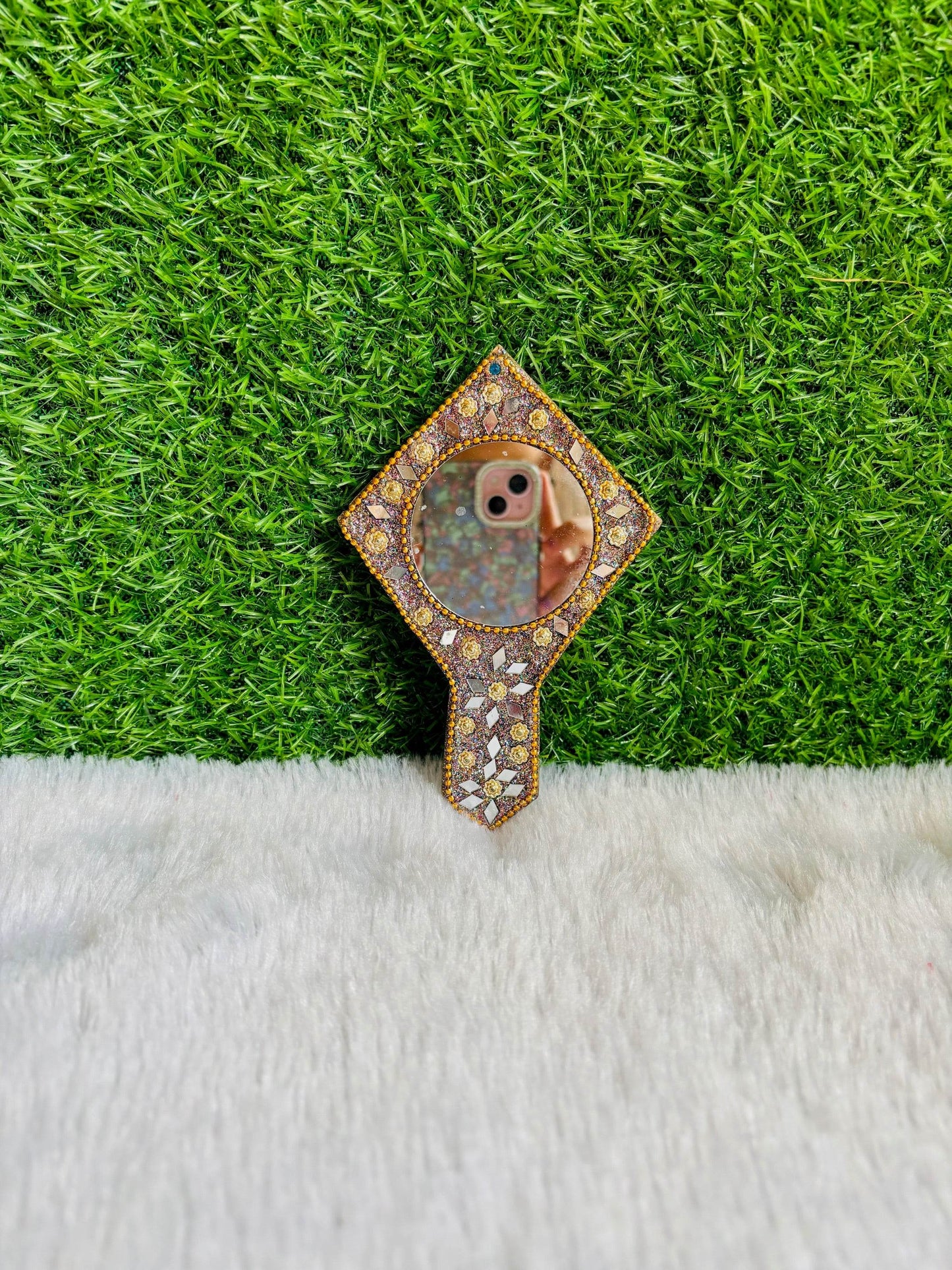  Decorative Mirror for Thakur Ji Shringar