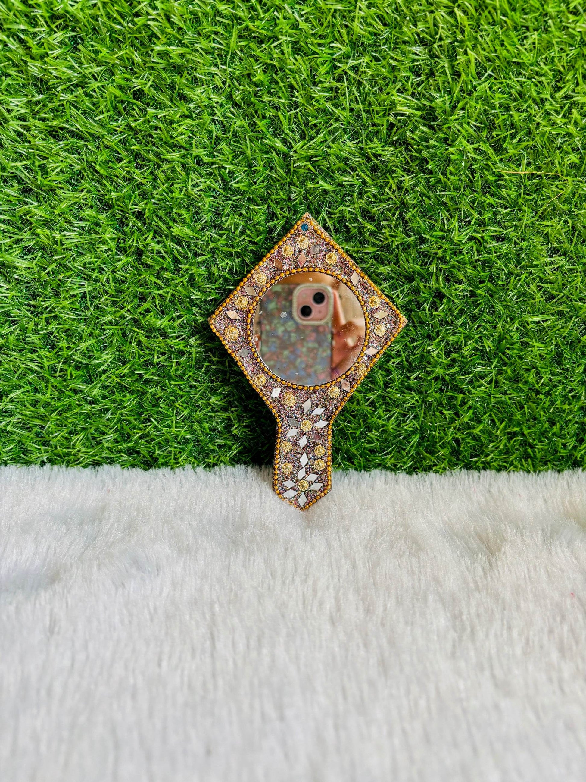  Decorative Mirror for Thakur Ji Shringar